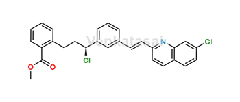 Picture of Methyl 2-[(3S)-3-chloro-3-[3-[(1E)-2-(7-chloro-2-quinolinyl)ethenyl]phenyl]propyl]benzoate