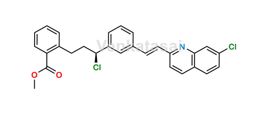 Picture of Methyl 2-[(3S)-3-chloro-3-[3-[(1E)-2-(7-chloro-2-quinolinyl)ethenyl]phenyl]propyl]benzoate