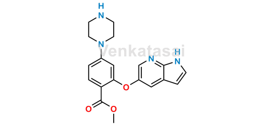 Picture of Methyl 4-(1-piperazinyl)-2-(1H-pyrrolo[2,3-b]pyridin-5-yloxy)benzoate