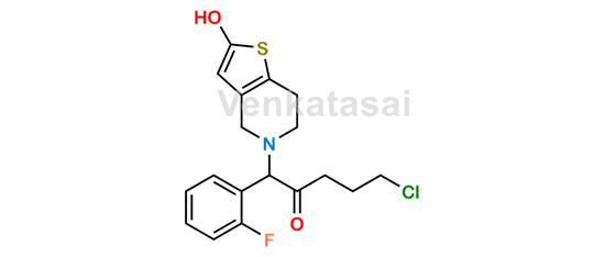 Picture of 5-Chloro-1-(6,7-dihydro-2-hydroxythieno[3,2-c]pyridin-5(4H)-yl)-1-(2-fluorophenyl)-2-pentanone