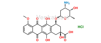 Picture of 9-Carboxy Doxorubicin Impurity 