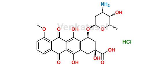 Picture of 9-Carboxy Doxorubicin Impurity 