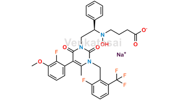 Picture of Elagolix N-oxide impurity