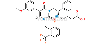 Picture of Elagolix 3-Methoxy Desfluoro Impurity