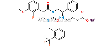 Picture of Elagolix 2-trifluoromethyl Desfluoro Impurity