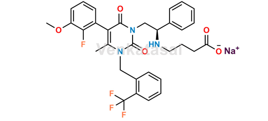 Picture of Elagolix 2-trifluoromethyl Desfluoro Impurity