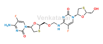 Picture of Asymmetric Methylene Conjugated Emtricitabine Dimer 