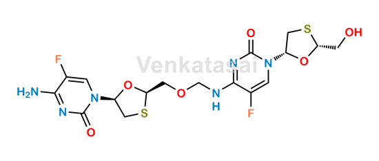 Picture of Asymmetric Methylene Conjugated Emtricitabine Dimer 