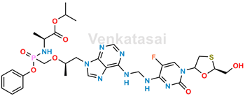 Picture of Emtricitabine + Tenofovir alfenamide mixed Dimer 