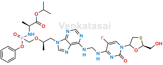 Picture of Emtricitabine + Tenofovir alfenamide mixed Dimer 