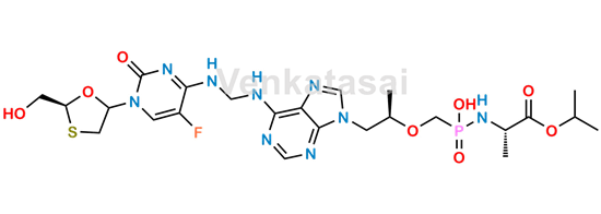 Picture of Emtricitabine + Des-Phenol Tenofovir Alfenamide Mixed Dimer 