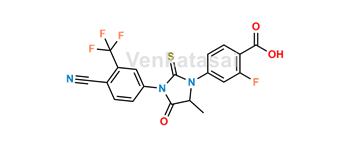 Picture of Desmethyl Enzalutamide Acid Impurity