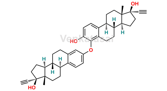 Picture of Ethinyl Estradiol Dimer Impurity 1