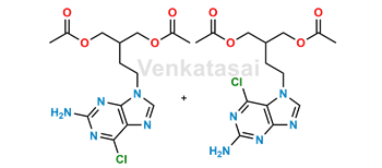 Picture of 6- Chloro Famcyclovir as mixture of Isomer