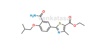 Picture of Febuxostat Ethyl Ester Amide Impurity 