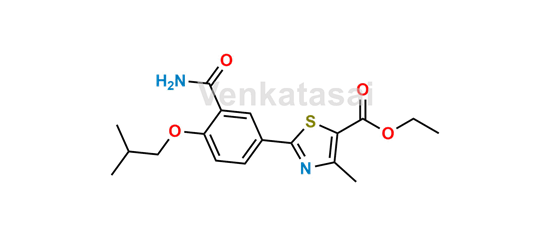 Picture of Febuxostat Ethyl Ester Amide Impurity 