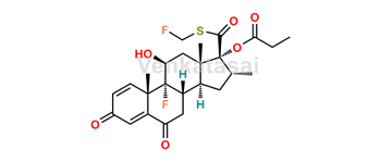Picture of Fluticasone Impurity (6-Desfluoro-6-Oxo Propionate)