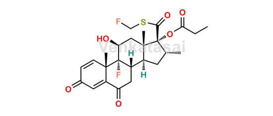 Picture of Fluticasone Impurity (6-Desfluoro-6-Oxo Propionate)