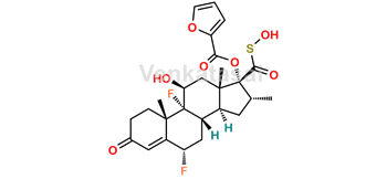 Picture of Fluticasone Furoate 1,2 dihydro Sulfenic Acid Impurity