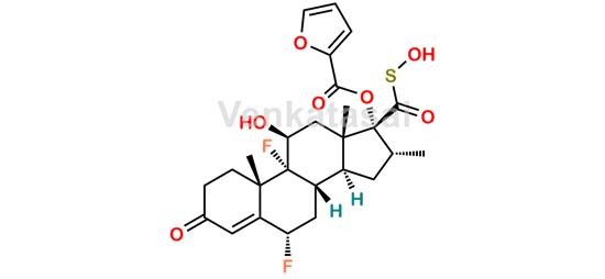 Picture of Fluticasone Furoate 1,2 dihydro Sulfenic Acid Impurity