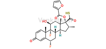 Picture of Fluticasone Thioacid-17-furoate 