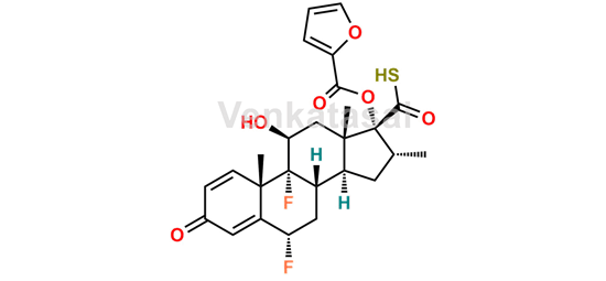 Picture of Fluticasone Thioacid-17-furoate 