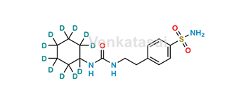 Picture of 1-Cyclohexyl-3-(p-sulfamoylphenethyl)urea-d11