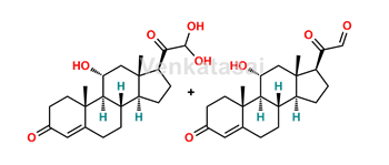 Picture of hydrocortisone Glyoxal Hydrate Isomer 2