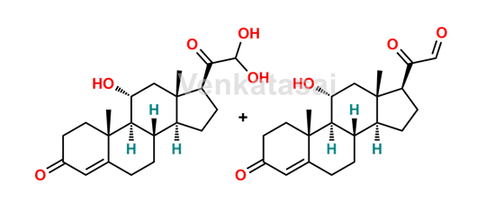 Picture of hydrocortisone Glyoxal Hydrate Isomer 2