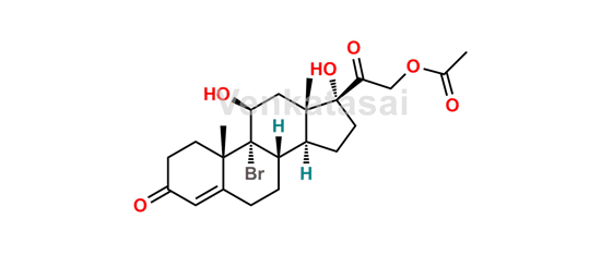 Picture of 9α-Bromohydrocortisone Acetate