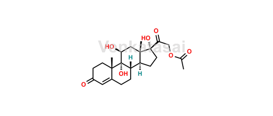 Picture of 9 alpha hydroxyl Hydrocortisone acetate