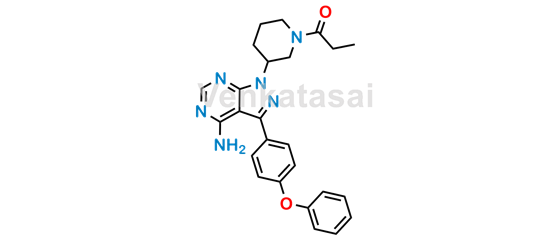 Picture of rac-N-Desacryloyl N-Propionyl Ibrutinib