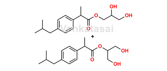 Picture of Ibuprofen 1,2,3-Propanetriol Esters (Mixture of Regio- and Stereoisomers)