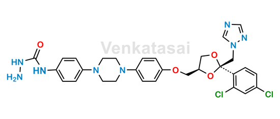 Picture of Itraconazole Hydrazinyl Impurity