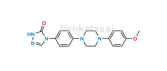 Picture of Itraconazole Methoxy Triazolone Impurity 