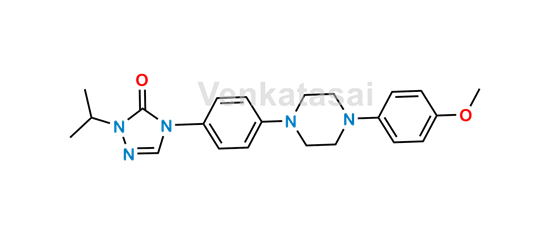 Picture of Itraconazole Methoxy Isopropyltriazolone Impurity