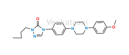 Picture of Itraconazole Methoxy Butyltriazolone Impurity