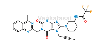 Picture of Trifluoro acetyl amino Linagliptin 
