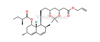 Picture of Lovastatin Hydroxy Acid 3,5-Acetonide Allyl Ester