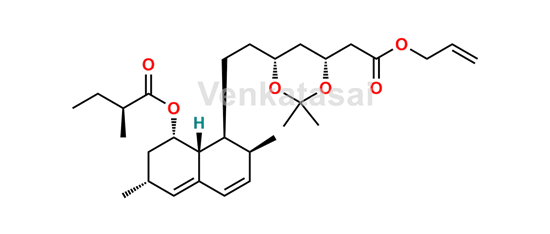 Picture of Lovastatin Hydroxy Acid 3,5-Acetonide Allyl Ester