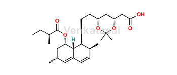 Picture of Lovastatin Hydroxy Acid 3,5-Acetonide