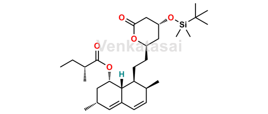 Picture of 4-O-tert-Butyldimethylsilyl Epi Lovastatin