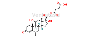 Picture of 6α-​Methyl Hydrocortisone 21-​Hemisuccinate