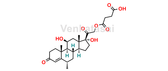 Picture of 6α-​Methyl Hydrocortisone 21-​Hemisuccinate