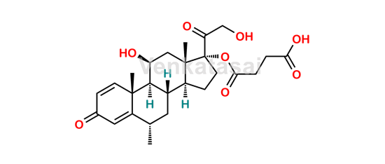 Picture of Methylprednisolone 17-Hydrogen Succinate 