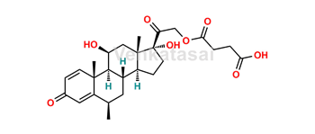 Picture of 6β-Methylprednisolone Hemisuccinate