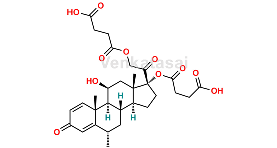 Picture of Methylprednisolone 17, 21-disuccinate