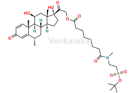 Picture of Methylprednisolone Suleptanate Tert Butyl Ester