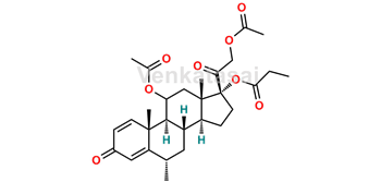 Picture of Methylprednisolone-17-propionate-11, 21 diacetate