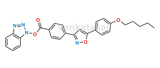 Picture of Micafungin Side Chain Acid Benzotriazole Ester 